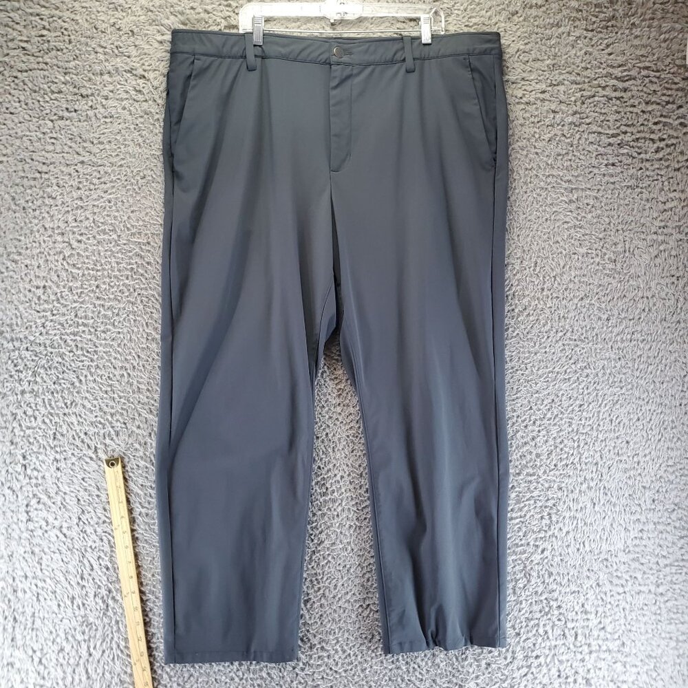 Chaps Pants Mens Size 44X30 Gray Straight Fit Recycled Polyester Blend